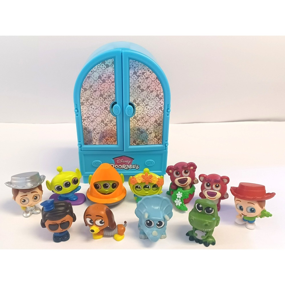 Disney Doorables Toy Story Lot Ultra Rare Officer Giggle Rare Slinky Dog Lotso